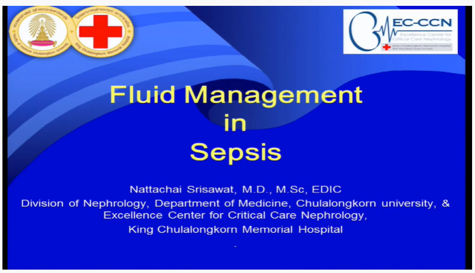 Fluid management in sepsis SEPSiSEASY